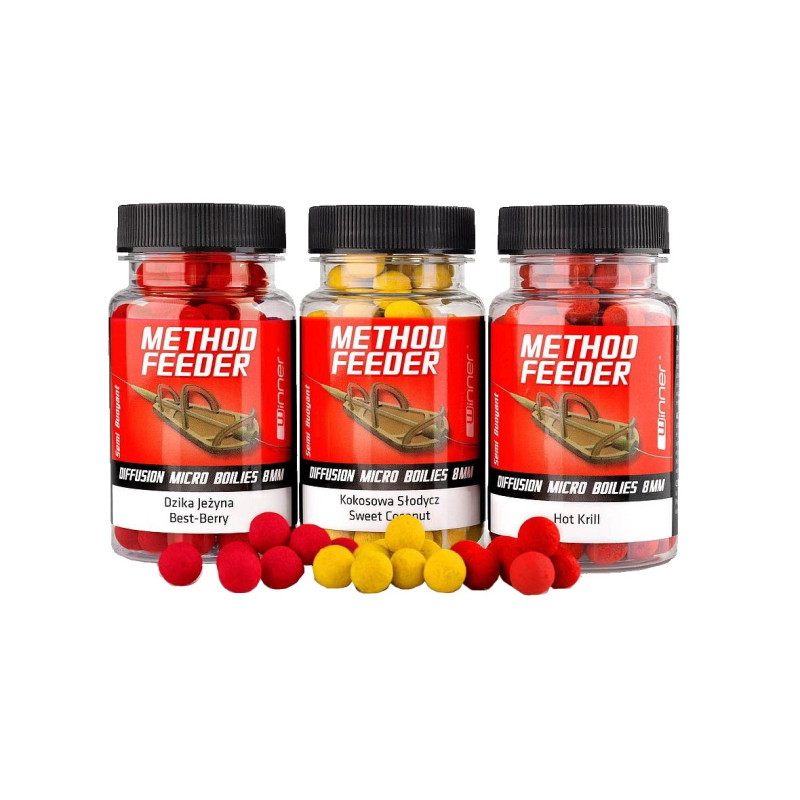 Method/Feeder Diffusion Micro BOILIES TANDEM BAITS 8MM/40G MORWA PLUS 35821