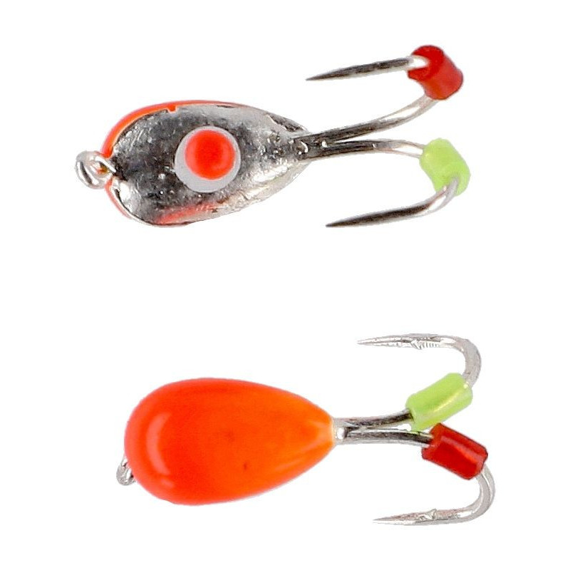 Mormyszka Mikado Ice BUG POMARAŃCZOWY-SREBRNY 4MM Mormyszka Mikado Ice BUG POMARAŃCZOWY-SREBRNY 4MM
