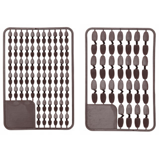 Madcat Pellet Stops 2X25PCS L DARK BROWN