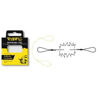 LINKA ZWALNIAJĄCA BLACK CAT BREAKING LINE 0.30MM 6KG 15CM ZÓŁTA 4282030