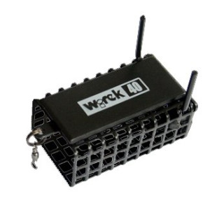 KOSZYK ZANĘTOWY WIREK KWADRATOWY Z DNEM I PAZUREM 70G