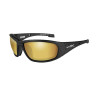 Okulary Polaryzacyjne Wiley X BOSS POLARIZED AMBER GOLD MIRROR MATTE BLACK FRAME CCBOS04