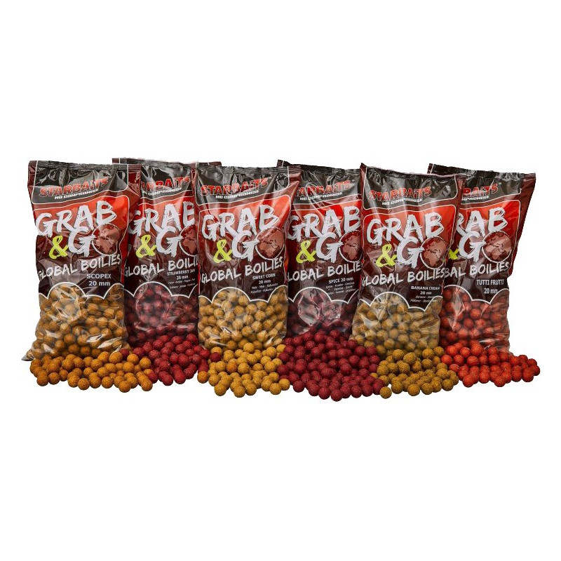 KULKI STARBAITS G&G GLOBAL 20MM 10KG KAŁAMARNICA & OŚMIORNICA 49909