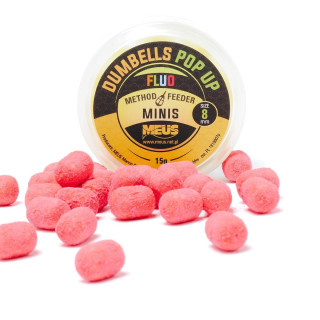 Meus Dumbells Fluo Pop Up 8mm MINIS Truskawka 15g