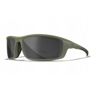 Okulary Wiley X GRID Capt Smoke Grey Matte Utility Green Frame