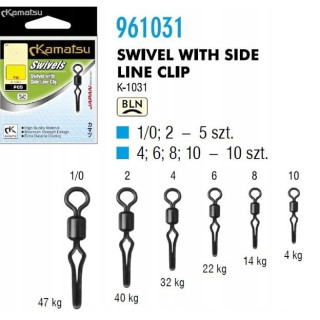Krętlik Kamatsu Z KLIPSEM 8/14kg K 1031 op.10szt