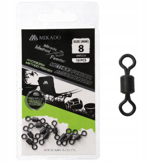 KRĘTLIK MIKADO-METHOD FEEDER SWIVEL nr.8 10szt