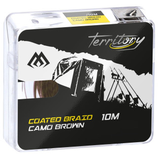 Mikado PLECIONKA PRZYPONOWA - W OTULINIE COATED BRAID - 35lbs/10m - BRĄZOWY CAMO - op.1szt.