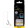 Przypon Method Feeder - Z GUMKĄ - hak z zadziorem nr 12 / plecionka: 0.12mm/10cm - op.8szt.