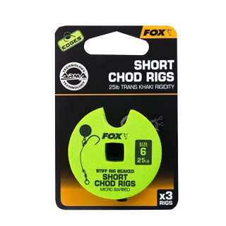 Przypon Karpiowy Edge ARMA POINT STIFF RIG BEAKED CHOD RIGS NR6/25LB MAŁY CCR164