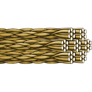 Przypon Dragon - American Fishing Wire 7 x 7 Surfstrand 9 kg CLASSIC 40 cm 2 szt.