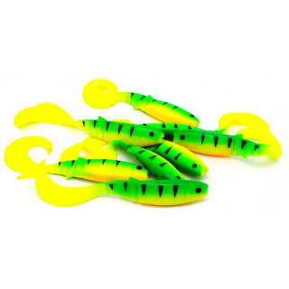 Przynęta Gumowa Savage GEAR CANNIBAL CURLTAIL 12.5CM 10G FIRETIGER 61873