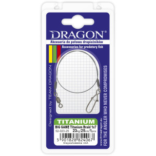 Przypon Dragon Titanium 1X7 1SZT 25CM/23KG 52-023-25