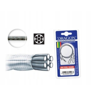 Przypon Dragon Hm 1x7 nylon/steel/ Momoi 11kg STEEL GUARD 30cm 2 szt.