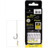 Przypon Method Feeder - Z PUSH STOPEM - hak z zadziorem nr 4 / plecionka: 0.16mm/10cm - op.8szt.