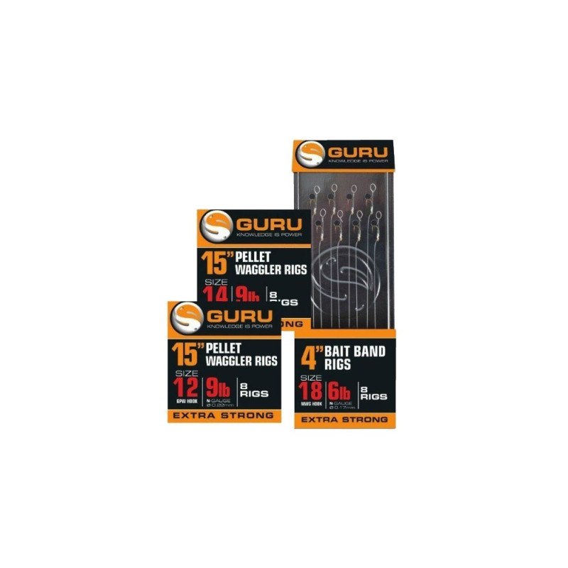 PRZYPON GURU BAIT BANDS READY RIG NR.14 10CM 0.19MM GR010