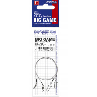 PRZYPON DRAGON SURFLON 7X7 2SZT 60CM/30KG 51-430-80