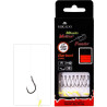 Mikado Przypon Method FEEDER - Z PUSH STOPEM - hak z zadziorem nr 12 / żyłka: 0.23mm/10cm - op.8szt.