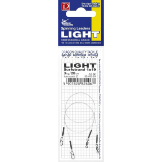 Przypon Dragon 1X19 SURFLON LIGHT 35CM 3KG 52-203-35
