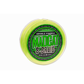 Plecionka Madcat 8-Braid 270M 0.40MM 40.8KG 90LBS HI VIS YELLOW