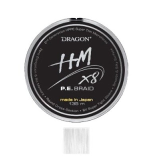 PLECIONKA DRAGON HM8X P.E.BRAID 0.10MM 9KG 135M BIAŁA PDF-40-00-310