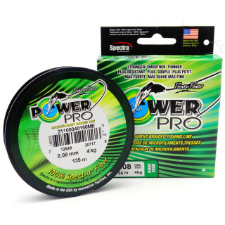 Plecionka Shimano Power PRO 0.08 135M 4KG/9LB MOSS GREEN PPBI13508MG