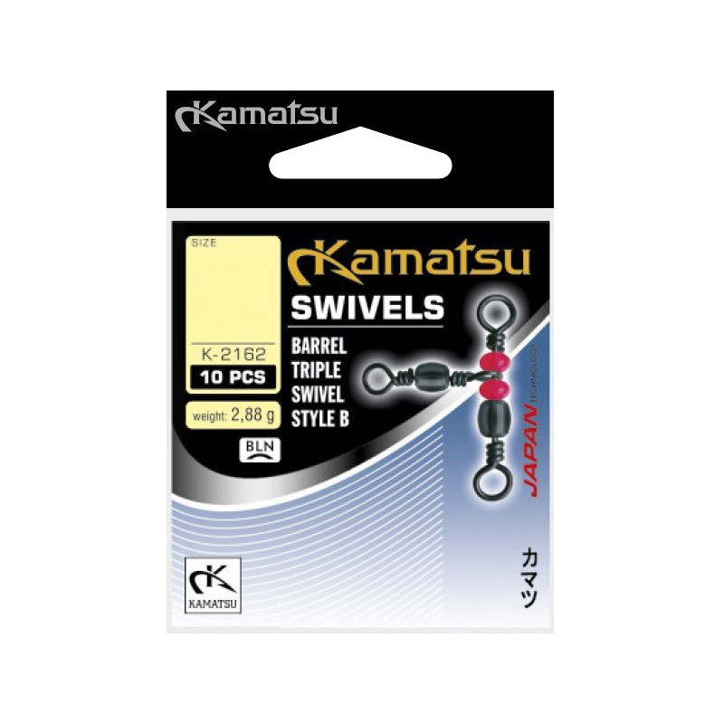 KRĘTLIK POTRÓJNY KAMATSU K-2162 BARREL TRIPLE SWIVEL NR.10*12 10SZT 552162100