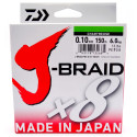 PLECIONKA DAIWA J-BRAID X8 0.10MM 150M CHARTREUSE 12750-010 PLECIONKA DAIWA J-BRAID X8 0.10MM 150M CHARTREUSE 12750-010