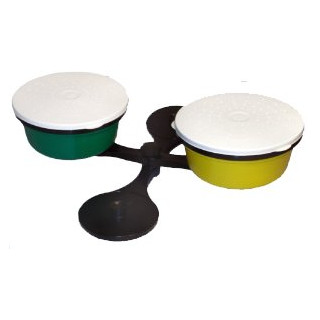 PODSTAWA DO POJEMNIKÓW ANPLAST POCZWÓRNA 2X118MM + 2X162MM 4230