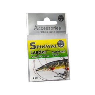 PRZYPON SPINWAL SURFSTRAND 1X19 30CM 8KG