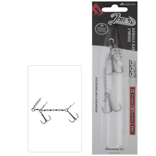 Mikado Dozbrojka - Z KRĘTLIKÓW JAWS DOUBLE EVO STINGER - 25kg - kotwice nr 1/0 - op.1szt.