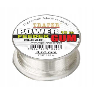 Traper Power Gum FEEDER 1,0 - 10m CLEAR 13KG
