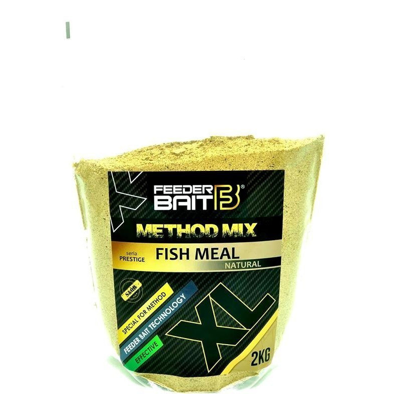 ZANĘTA FEEDER BAIT METHOD MIX PRESTIGE 2KG FISH MEAL NATURAL FB26-1