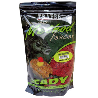 Zanęta Traper Method FEEDER READY 750G TRUSKAWKA 00162