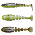 SG GOBSTER SHAD BULK 9CM 9G GREEN PEARL YELLOW 45PCS SG GOBSTER SHAD BULK 9CM 9G GREEN PEARL YELLOW 45PCS