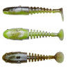 SG GOBSTER SHAD BULK 9CM 9G GREEN PEARL YELLOW 45PCS