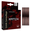 Żyłka DRAGON S.H.M.Camouflage Match 0.18mm/4.10kg 150m brązowo-czarna Żyłka DRAGON S.H.M.Camouflage Match 0.18mm/4.10kg 150m brązowo-czarna