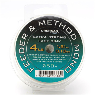 ŻYŁKA DRENNAN FEEDER & METHOD MONO 0.18MM 250M 1.80KG LCFMM204