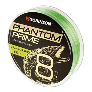 Robinson Plecionka Phantom Prime X8 0,15mm, 150m, jasnozielona