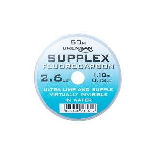 Żyłka Drennan Supplex FLUOROCARBON 0.13MM 50M 1.18KG 2.6LB LCSPXF026