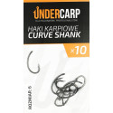 UnderCarp Teflonowe haki karpiowe CURVE SHANK 6 UC20 UnderCarp Teflonowe haki karpiowe CURVE SHANK 6 UC20