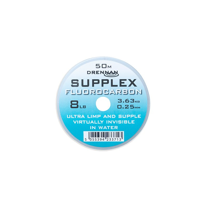ŻYŁKA DRENNAN SUPPLEX FLUOROCARBON 0.25MM 8LB LCSPXF080 ŻYŁKA DRENNAN SUPPLEX FLUOROCARBON 0.25MM 8LB LCSPXF080