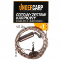 UnderCarp Got zes karp Chod Rig z lead 45lbs/100cm brąz UnderCarp Got zes karp Chod Rig z lead 45lbs/100cm brąz