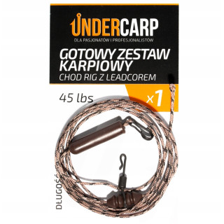 UnderCarp Got zes  karp Chod Rig z lead 45lbs/100cm brąz
