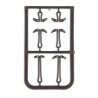 ZESTAW PRZYPON ANACONDA PIERCER LINE ALIGNER RIG B-988 BARBLESS NR.2 20CM 35LB 2450012