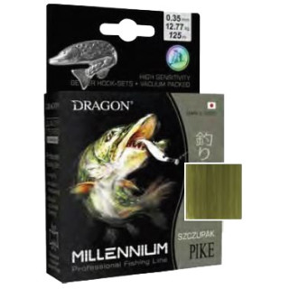 Żyłka Dragon Millenium SZCZUPAK 125M 0.35MM 12.77KG OLIWKOWO ZIELONA 31-53-035