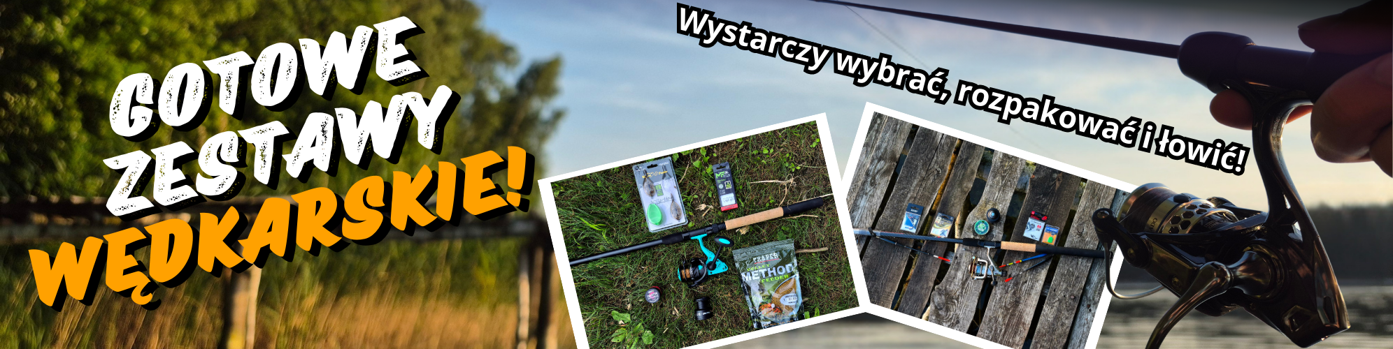 Gotowe zestawy wędkarskie!